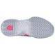 Zapatillas Kswiss Express Light 3 HB Padel Gris Blanco Rosa Neon Mujer