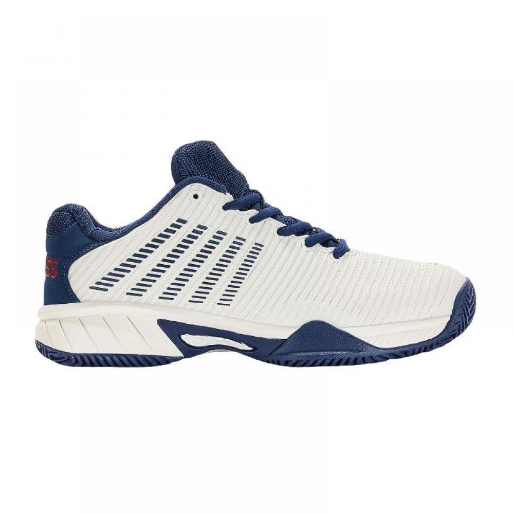 Zapatillas Kswiss Hypercourt Express 2 HB Blanco Azul Junior - Barata Oferta Outlet