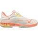 Mizuno Wave Exceed Light 2 AC Branco Coral Sapatos Femininos