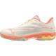 Mizuno Wave Exceed Light 2 AC Branco Coral Sapatos Femininos