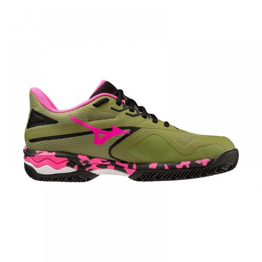 Tenis Mizuno Wave Exceed Light 2 Mulheres Fucsia Verde