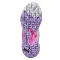 Puma Nova Court Prata Branco Violeta Sapatilhas Feminino