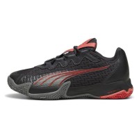 Puma Nova Elite Dark Gray Black Red Sneakers