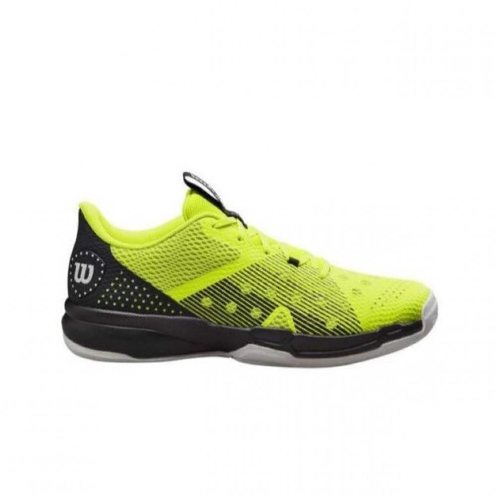 Zapatillas Wilson Hurakn Team Negro Amarillo - Barata Oferta Outlet