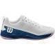 Tenis Wilson Rush Pro 4.5 Clay Branco Azul Feminino