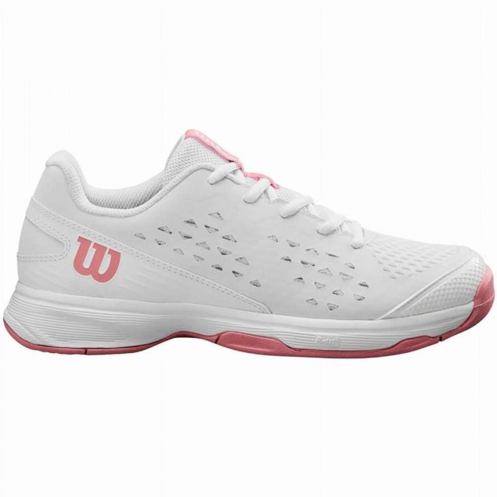 Wilson Rush Pro L Bianco Malva Junior Sneakers